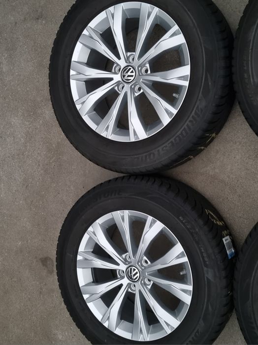Koła Zimowe Alu z czujnikami 17" VW Tiguan II 2 5x112 Oryginalne