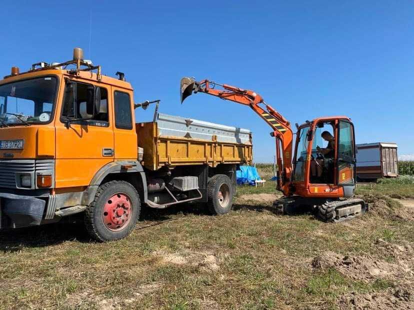 Koparka Minikoparka Kubota Wynajem dobowy dowóz do klienta