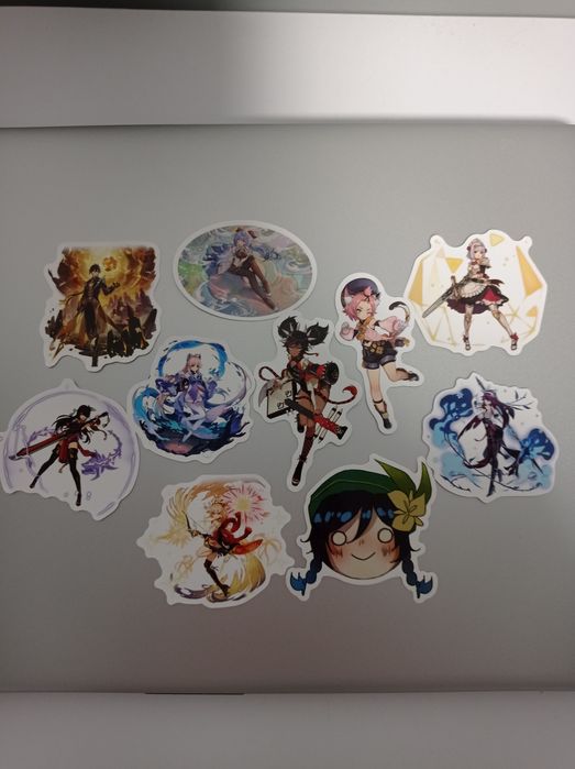 Наклейки геншин імпакт