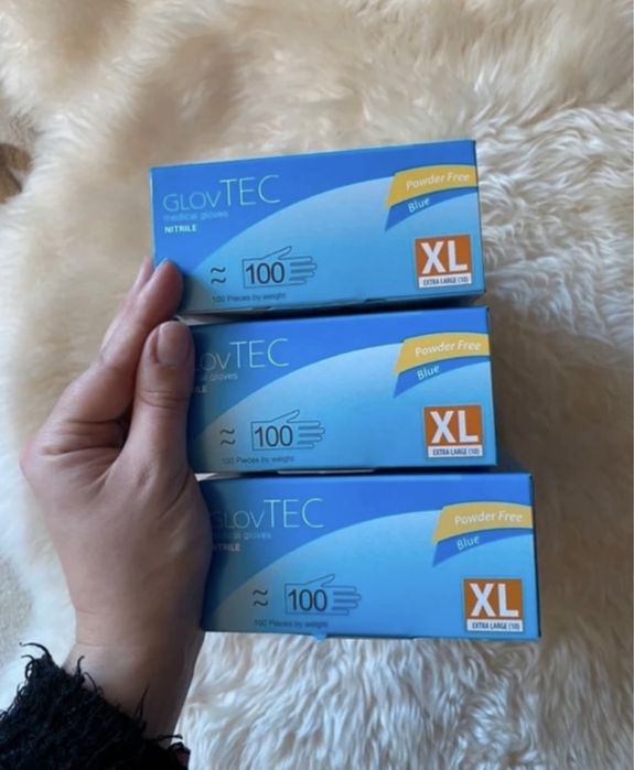 Jednorazowe rękawiczki ochronne rozmiar XL