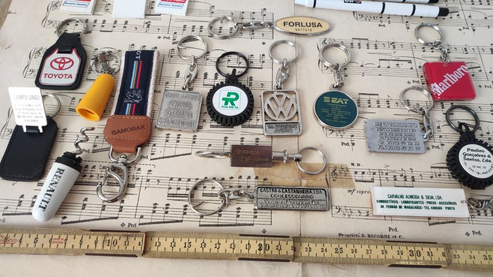 Porta chaves antigos - Marcas de carros