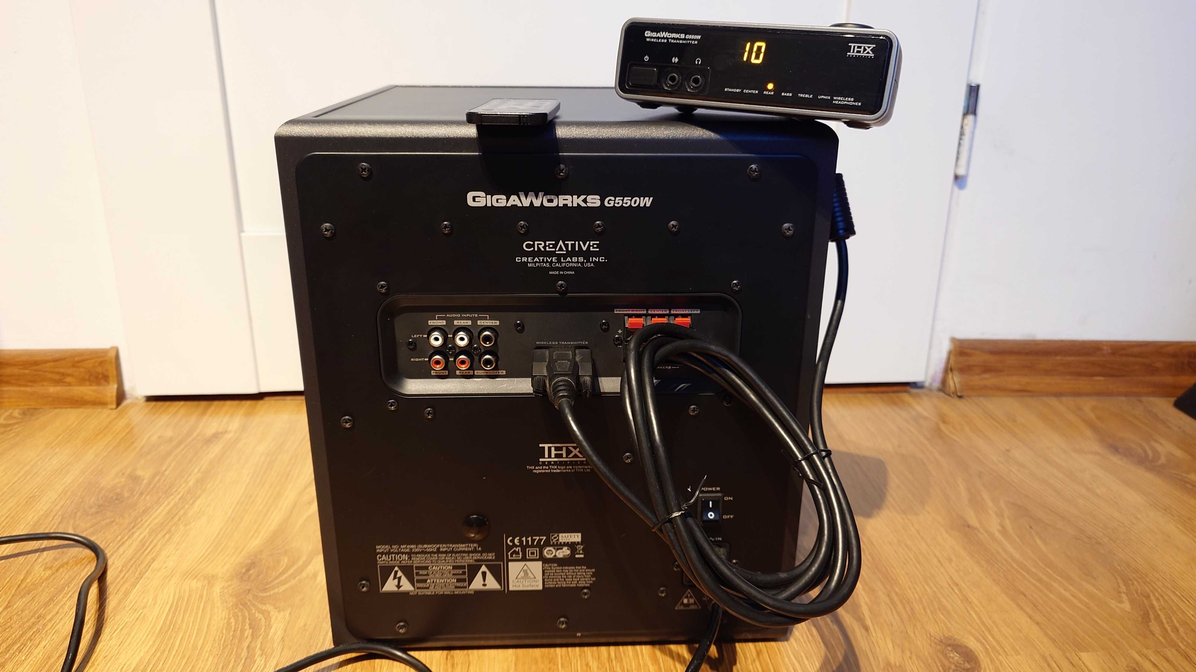 Zestaw Creative 5.1 GigaWorks G550W Wireless THX b.przewodowe rarytas