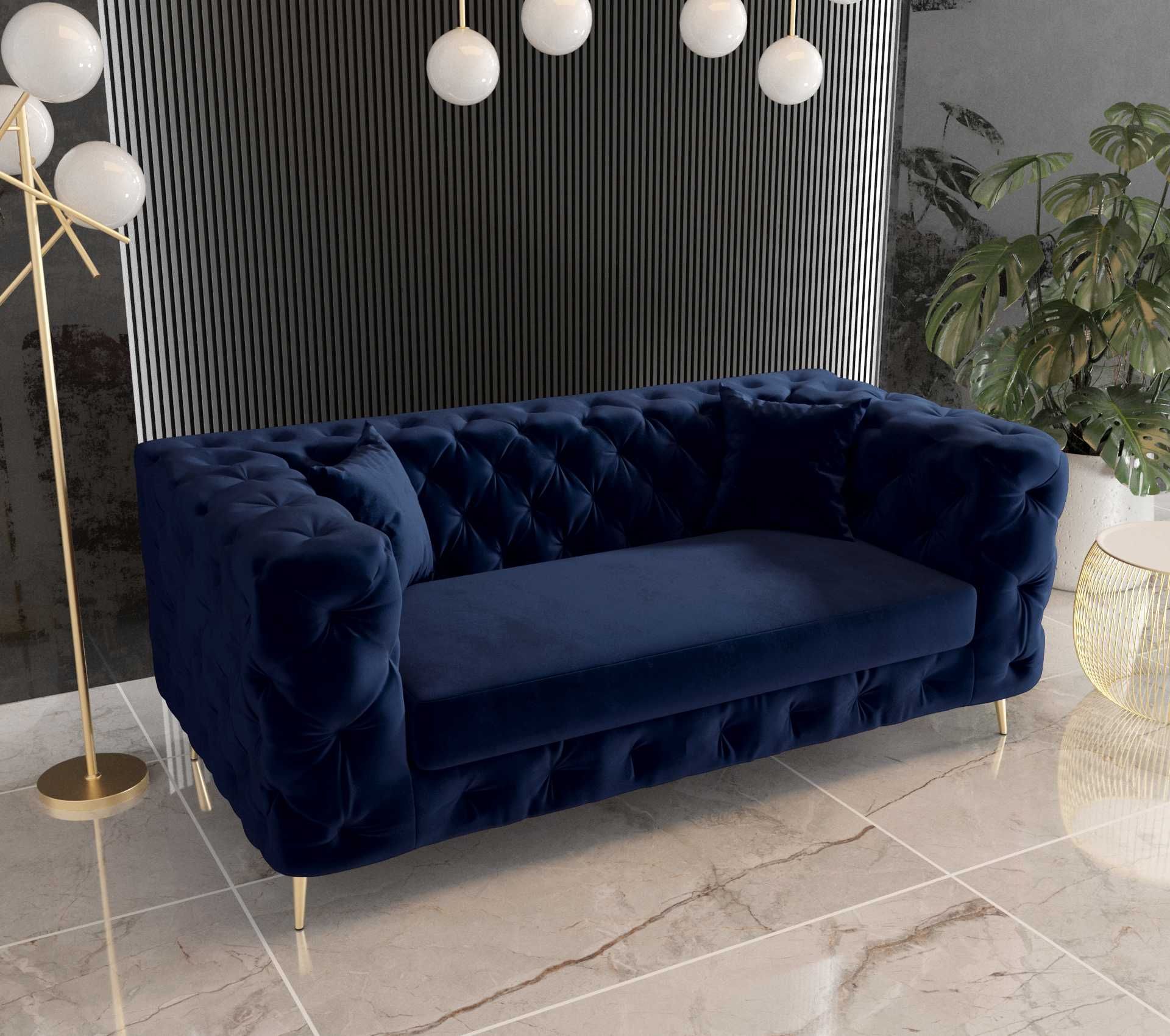 Sofa Boston Chesterfield Pikowana Dwuosobowa VeroLux