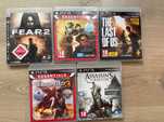 Gry PS3 zestaw Resident Evil FEAR The last of US Uncharted Assassins