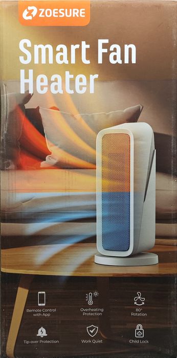 Термовентилятор керамічний smart zoesure zh805 1800w