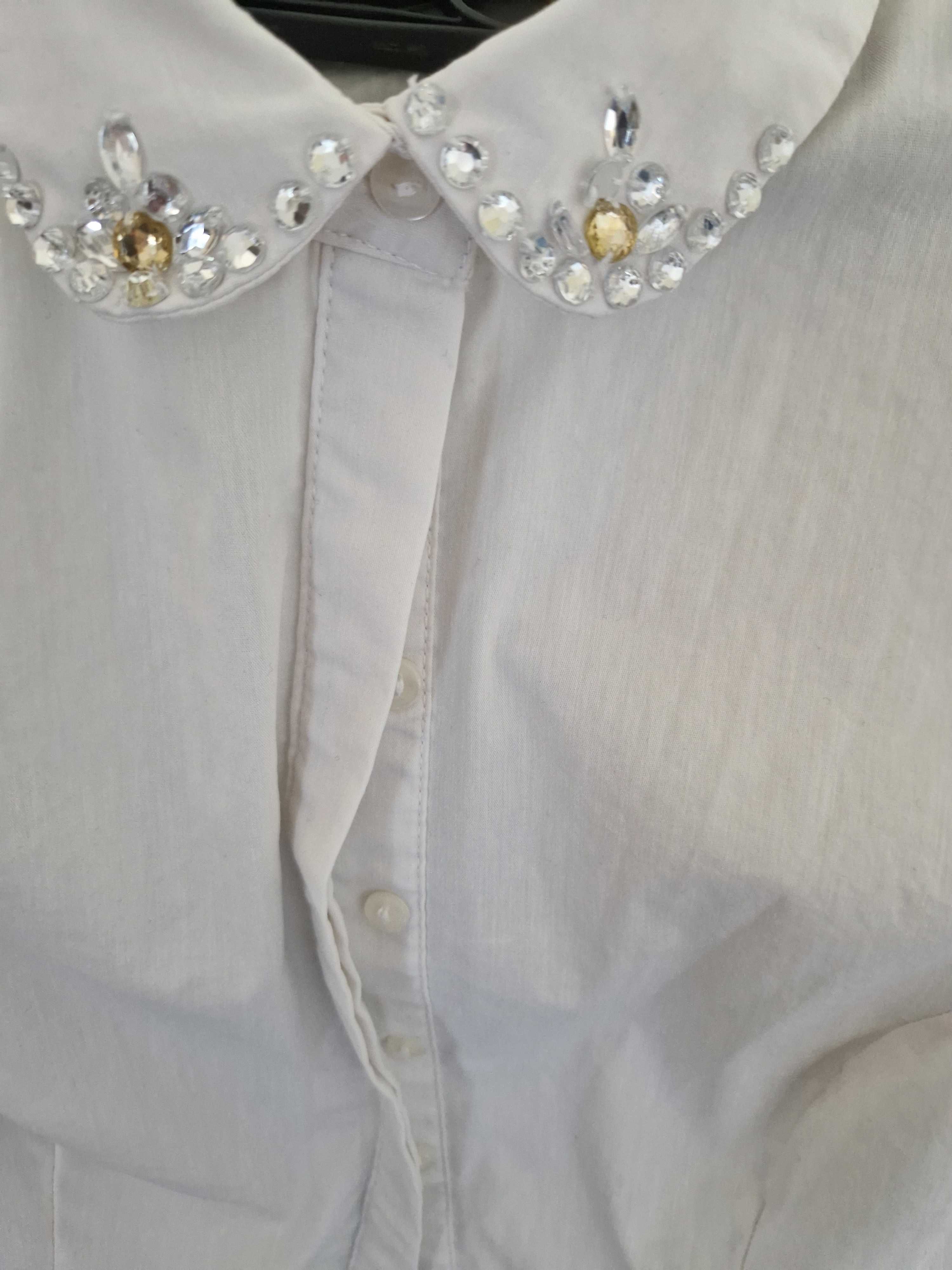 Biala elegancka bluzka roz 36 Mohito
