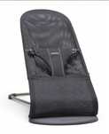 Шезлонг для новорожденных babybjorn gray и подвеска с игрушками