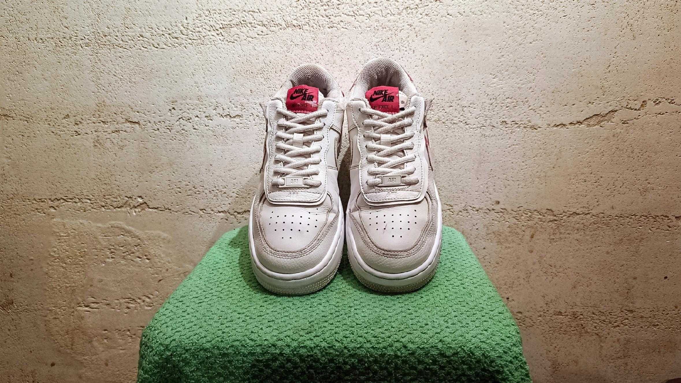 NIKE AIR FORCE 1 SHADOW r.38,5 skóra