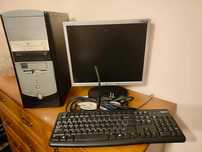 Monitor komputer klawiatura