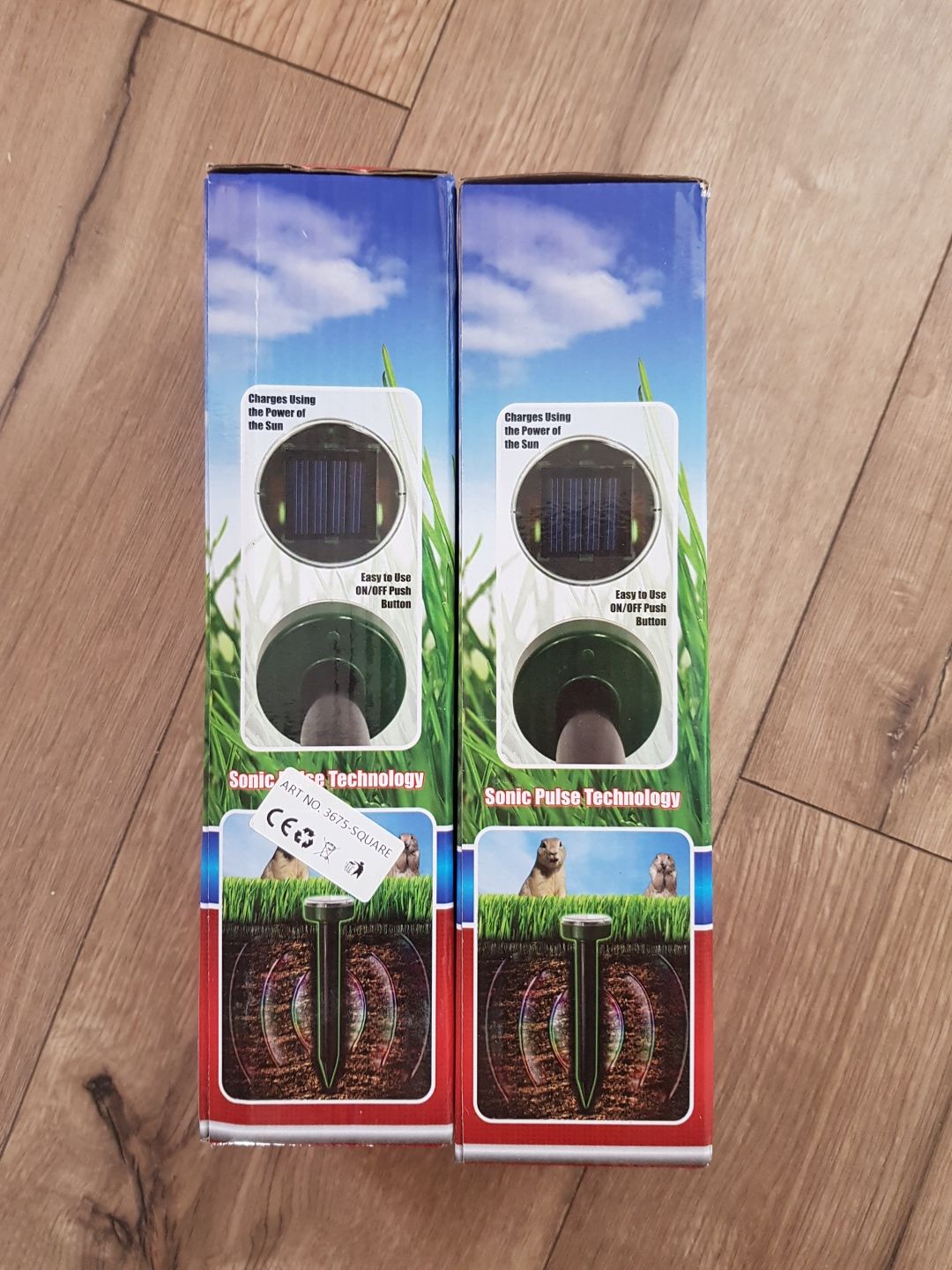 2 x nowy odstraszacz solarny na krety myszy nornice