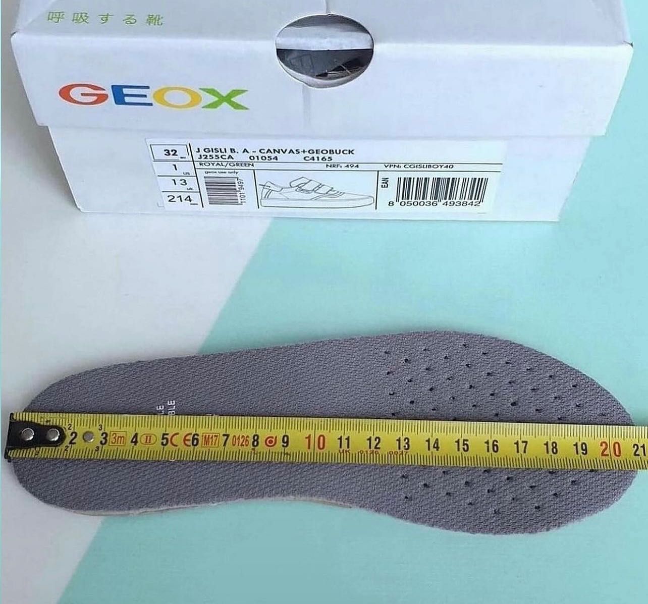 Кросівки Geox Gisli 32 розмір 21.1 см.