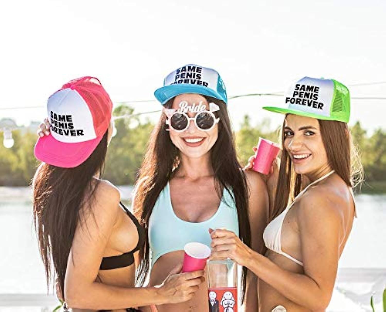 4 bonés "Same Penis Forever" despedia de solteiro(a) NOVO ENVIO GRÁTIS