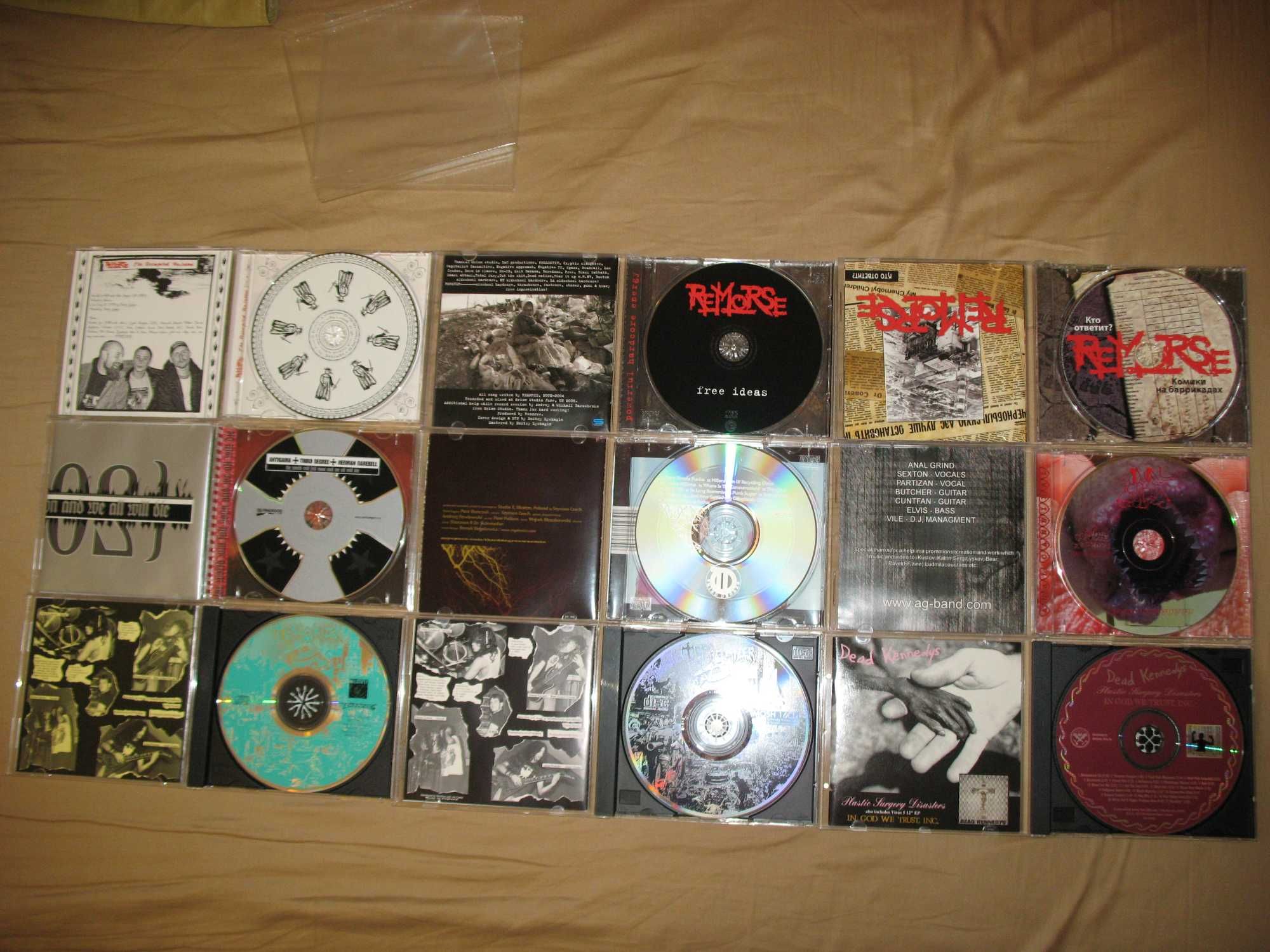 TERRORIZER anal grind THIRD DEGREE dead kennedys REMORSE аудио диск CD