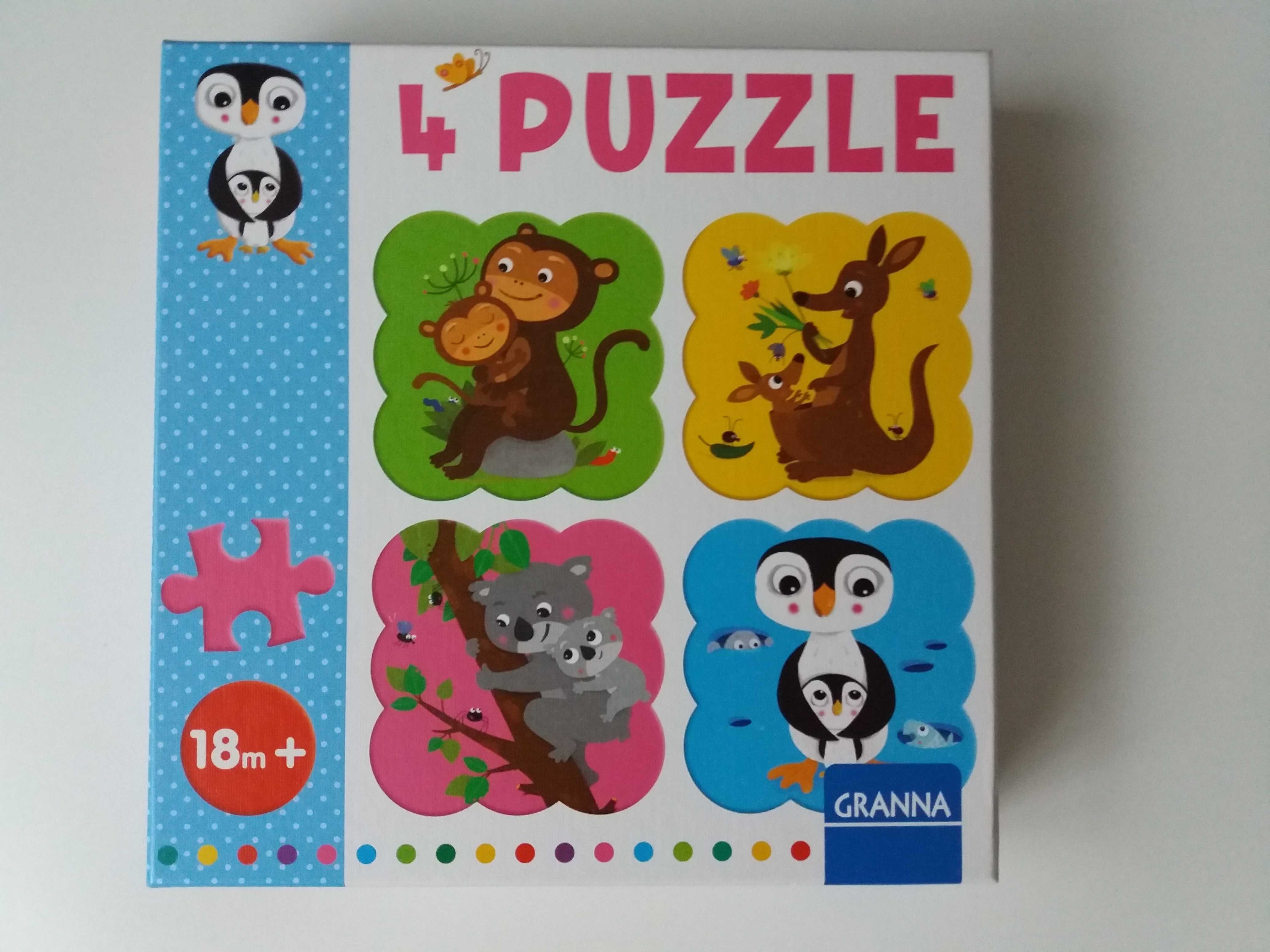 Puzzle z pingwinem dla niemowlaka - Granna - zwierzęta - jak nowe