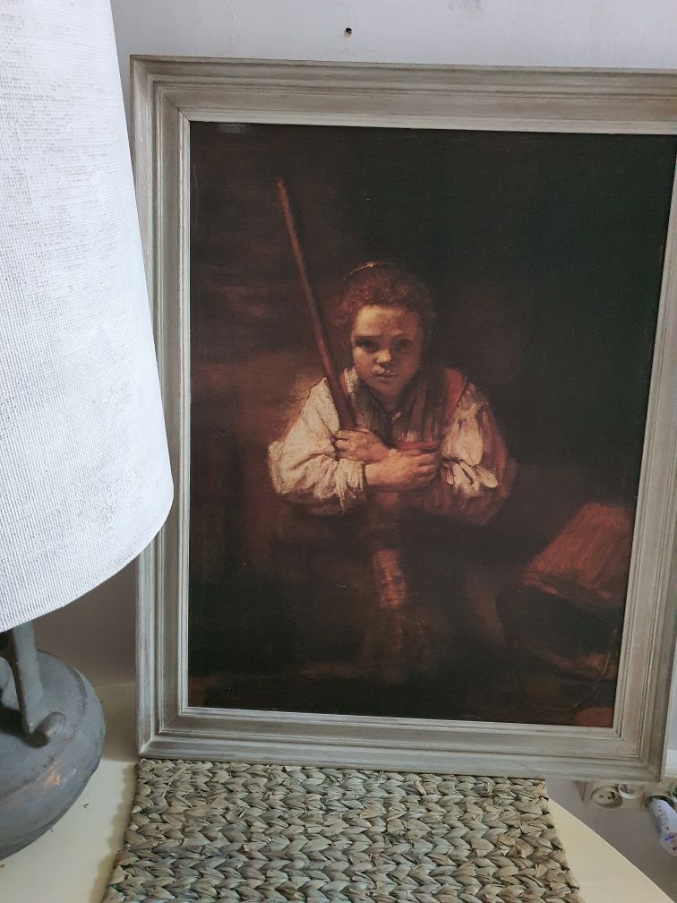 obraz Rembrandta 75x60 reprodukcja na płótnie