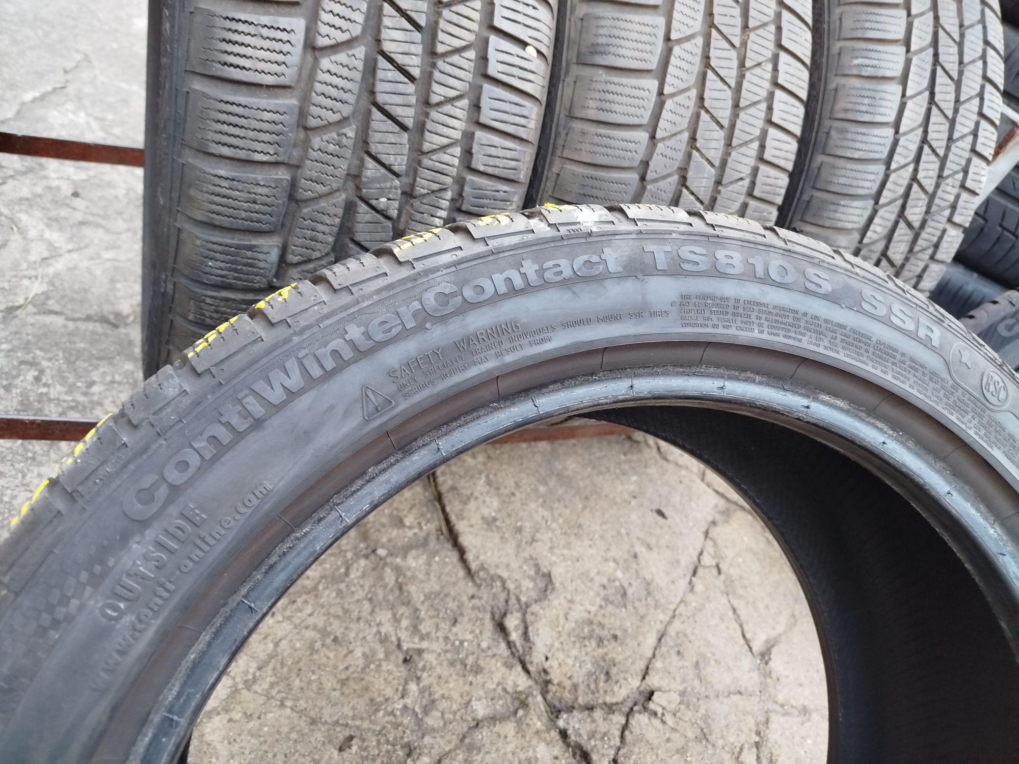 Opony 4szt 245/45/19 102V Continental ContiWinterContact TS810S SSR  *