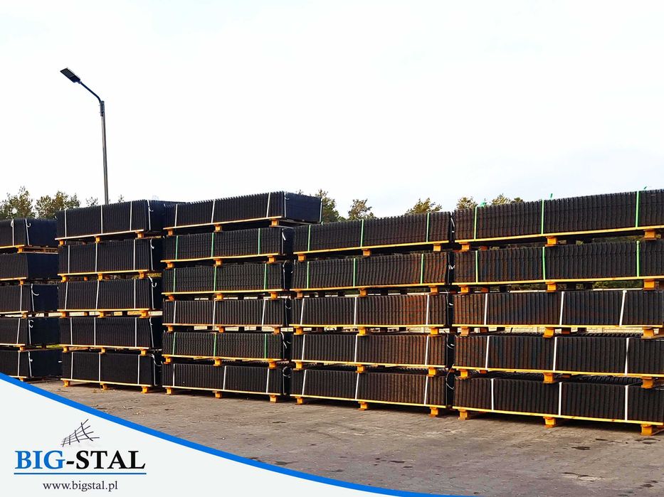 Panele ogrodzeniowe 1,23 h , 5 mm ocynk+kolor  PRODUCENT