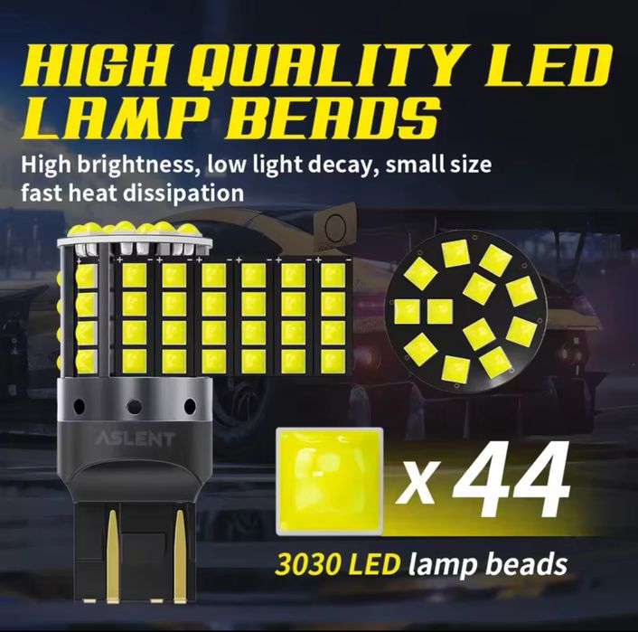 LED Лампочка в задний ход габарит поворот ДХО