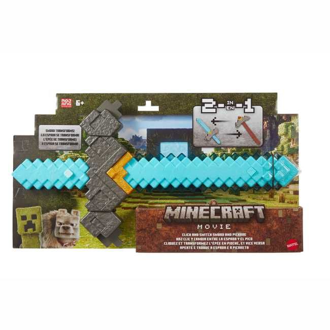Діамантовий меч та Кирка з Майнкрафт 2-в-1 Оригінал Mattel Minecraft