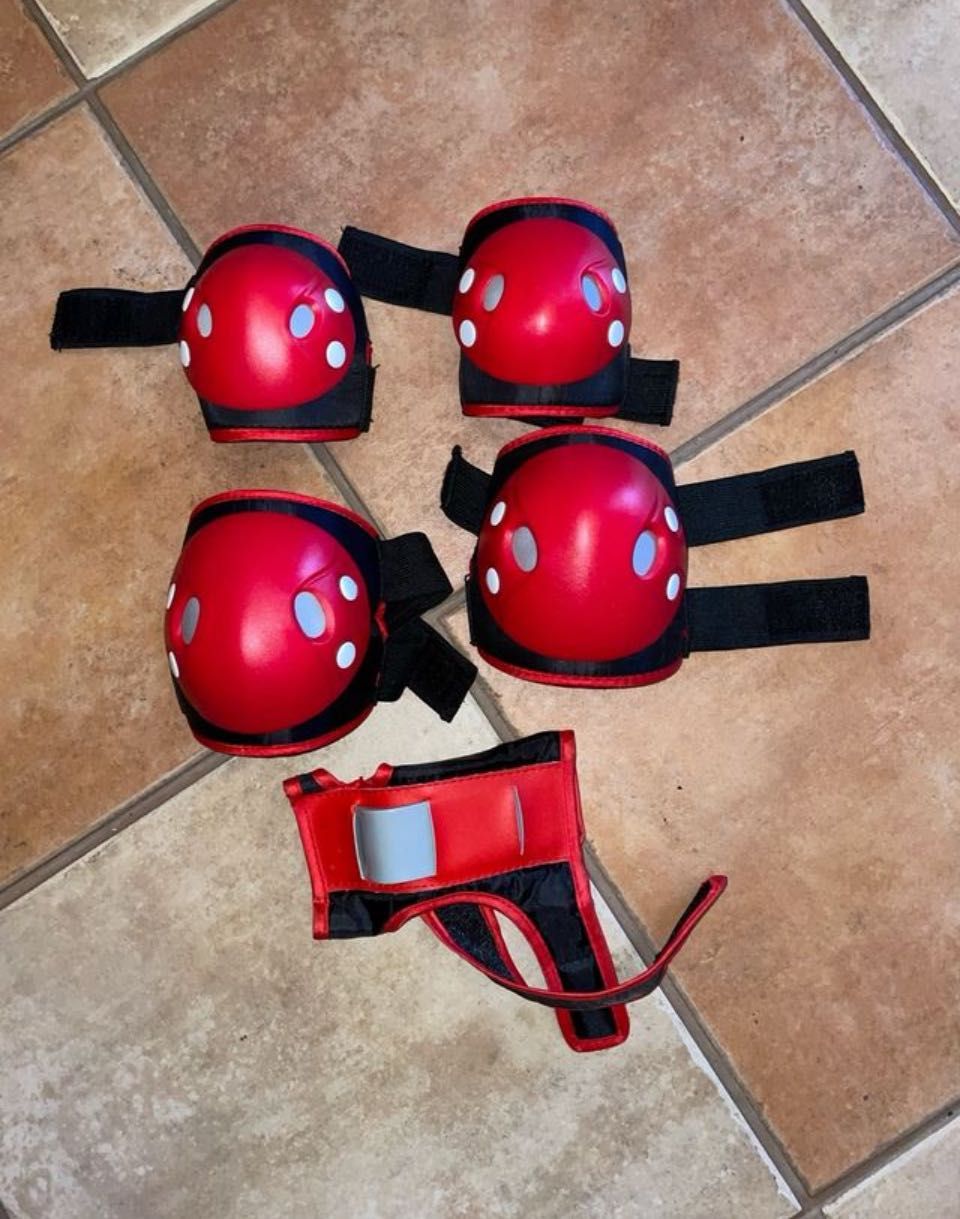Conjunto de joelheiras e cotoveleiras