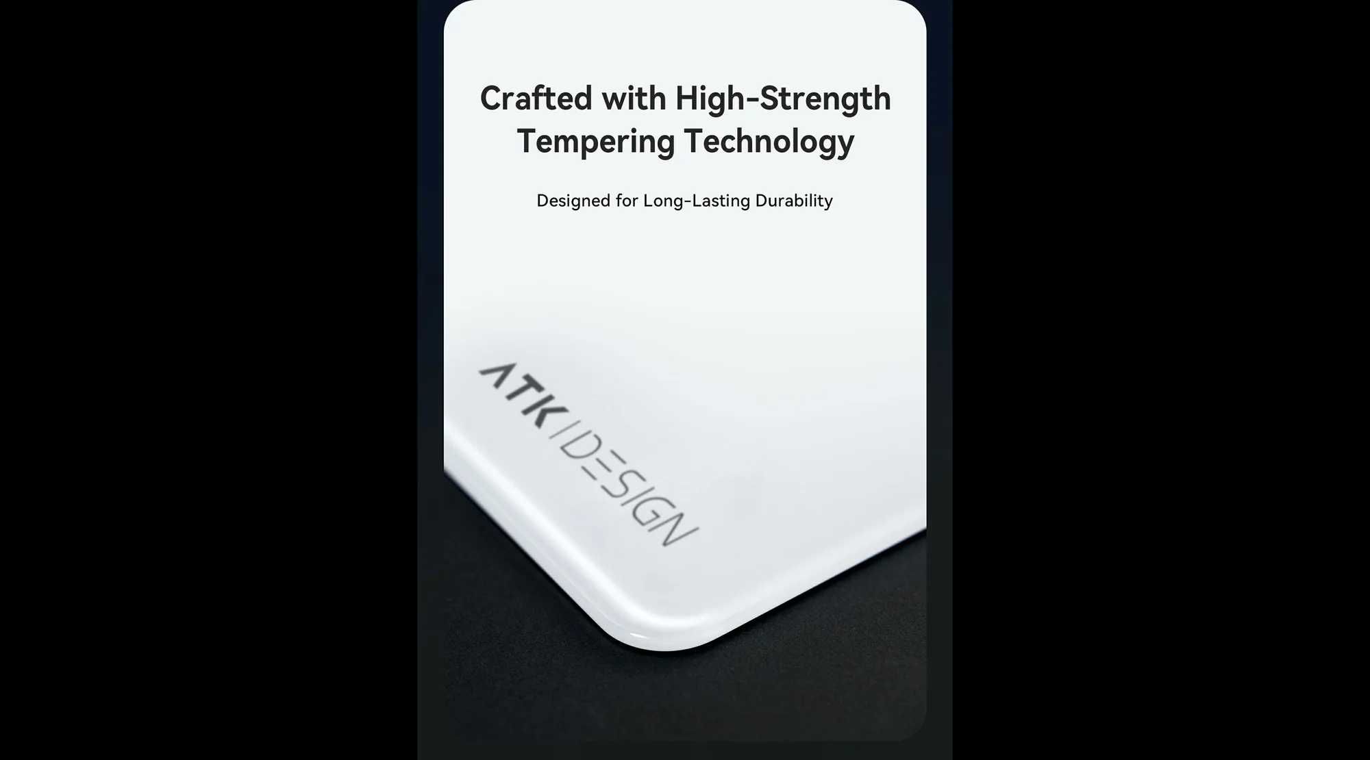 ATK Micro-Etched Tempered Glass Gaming Mousepad скло ігрова поверхня