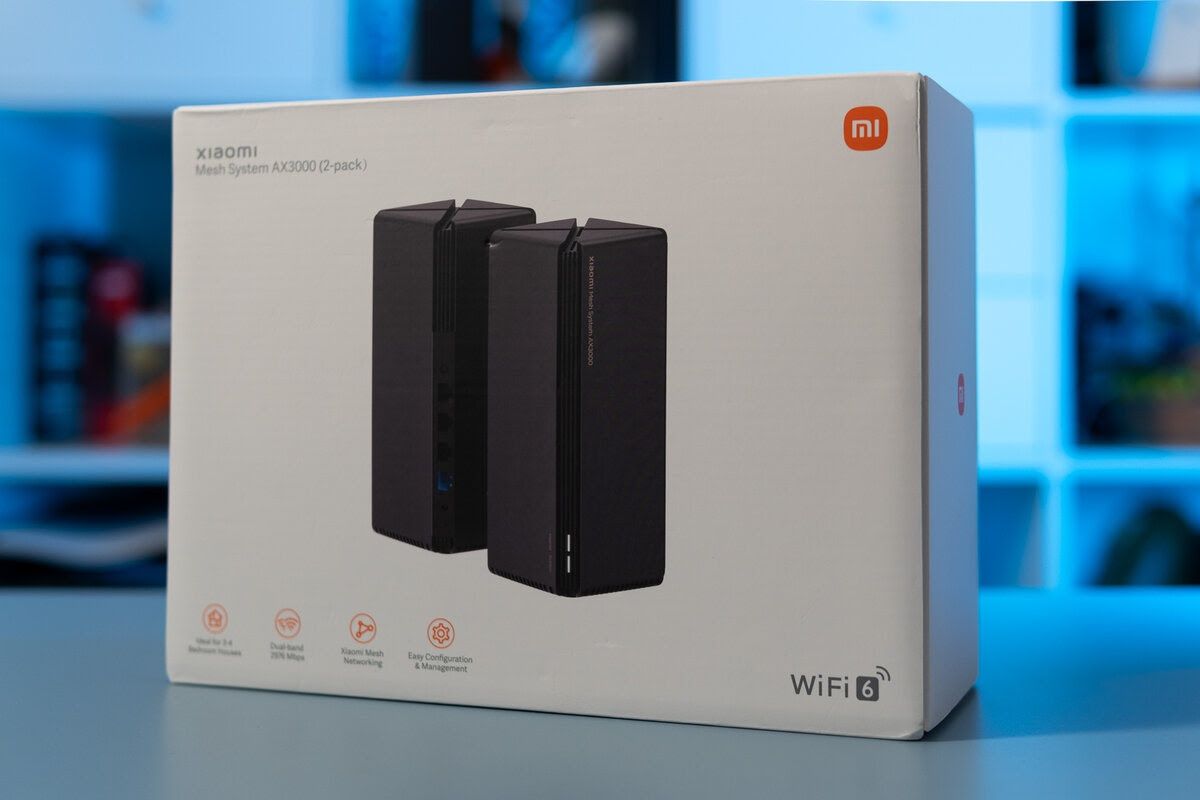 Xiaomi Mesh System AX3000 Wi-Fi 6 роутер 1000 Мбит покрытие 372 м²