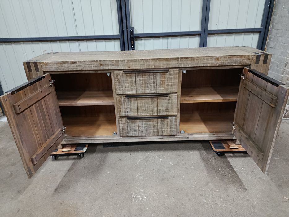 Komoda drewniana rustykalna, drewno egzotyczne. Import Holandii
