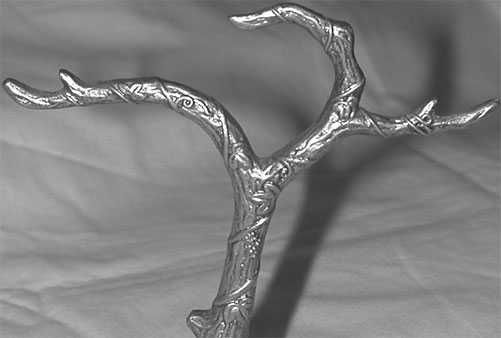 Kolekcjonerski WIESZAK Art Deco Metalowy Retro Drzewko na Biżuterię