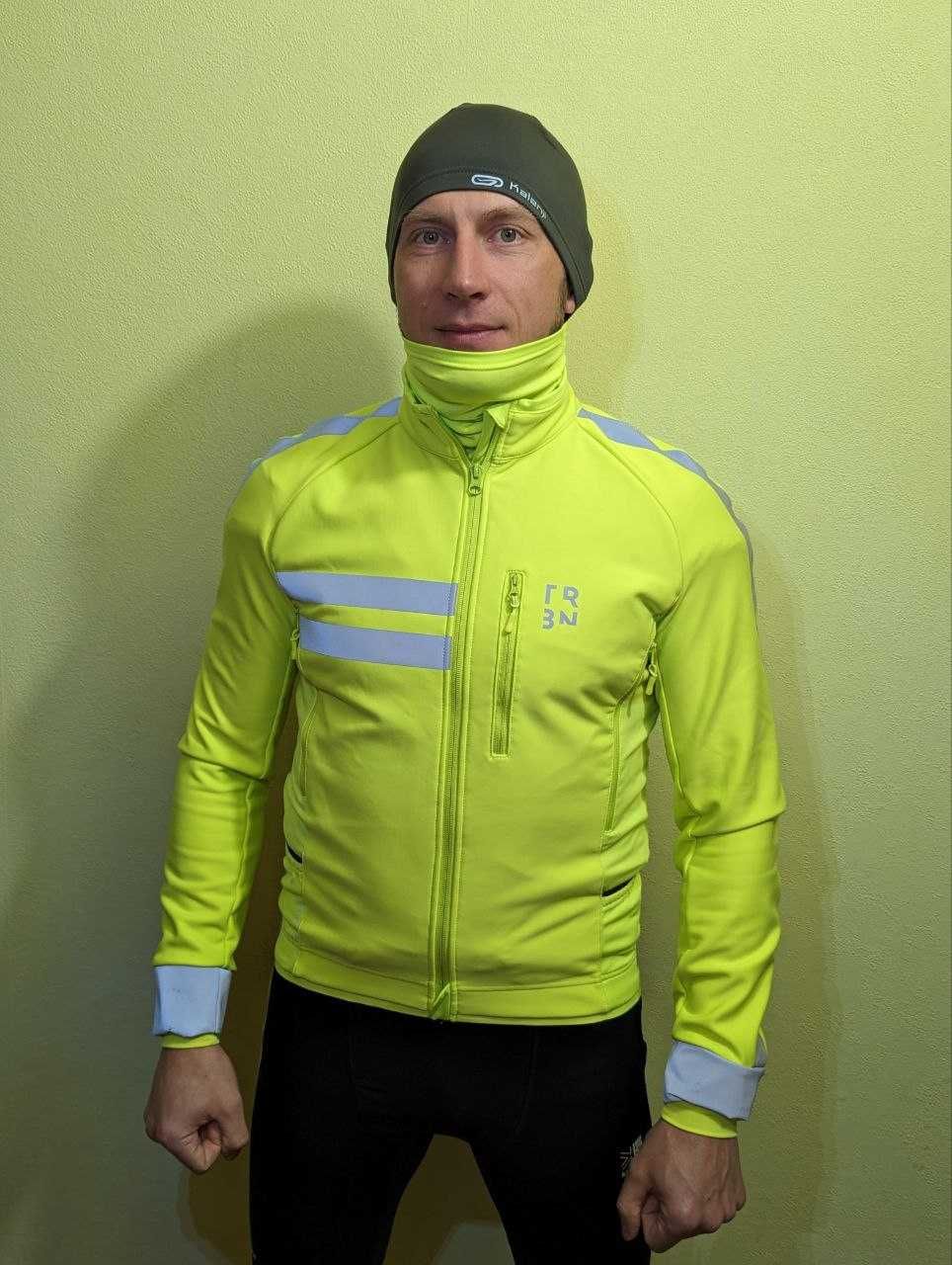 Велосипедна куртка зимова Decathlon Men's Winter Road Cycling Jacket