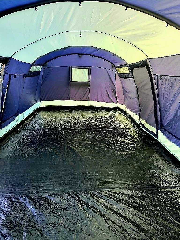 Duży 21m2 Wysoki Namiot VIBRA CAMPING MODENA XXL 8 osobowy