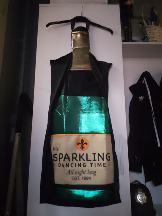 Super strój damski na imprezę Sylwestrową SZAMPAN