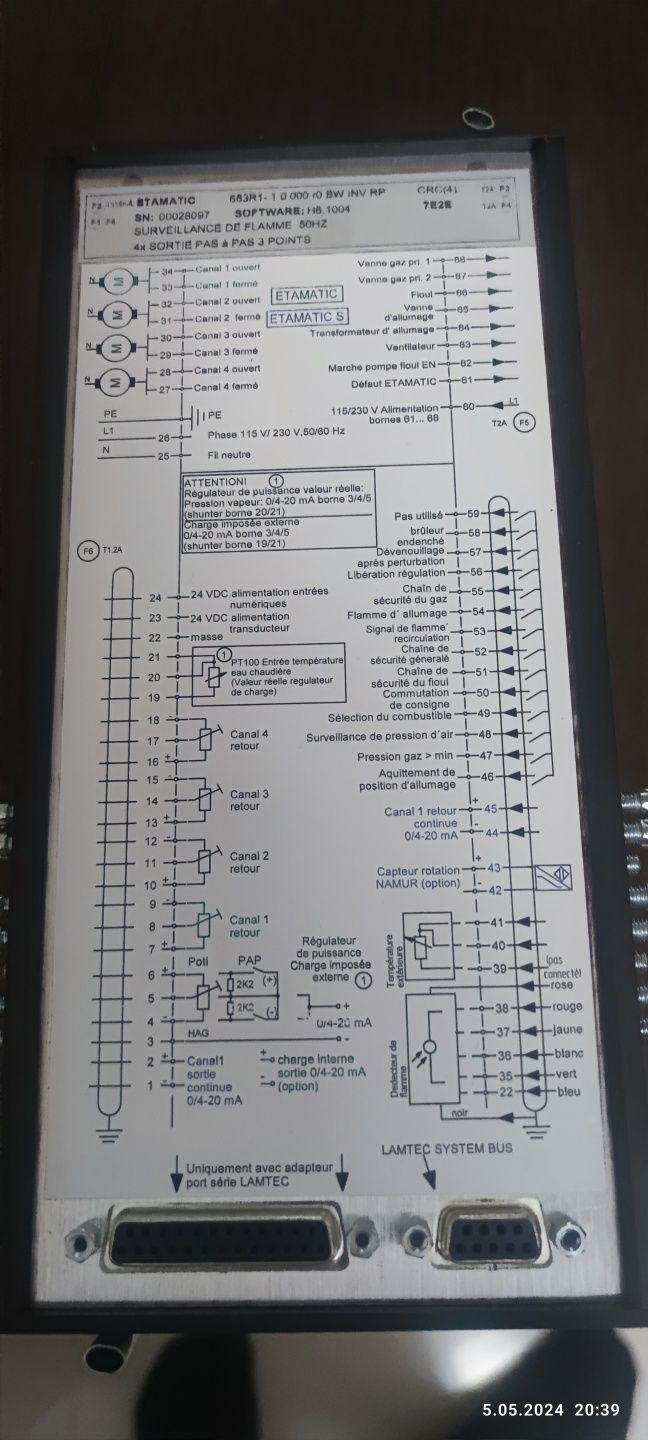 sterownik kotła Etamatic 663R1