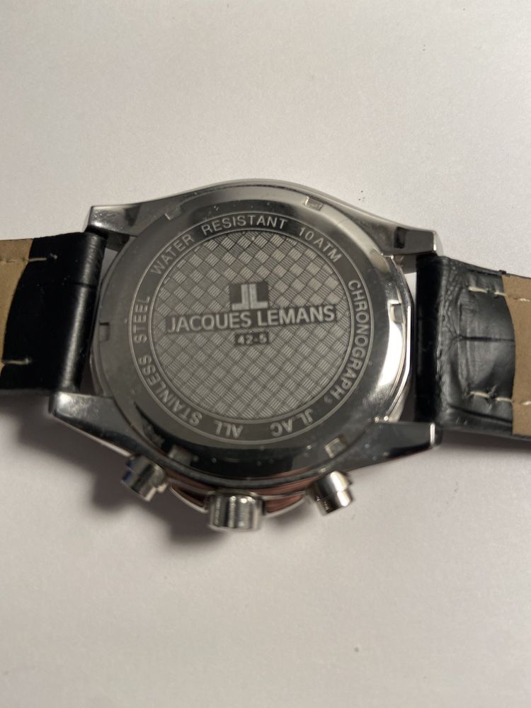 Jacques Lemans Chronograph Swiss Made model 42-5 10 Atm