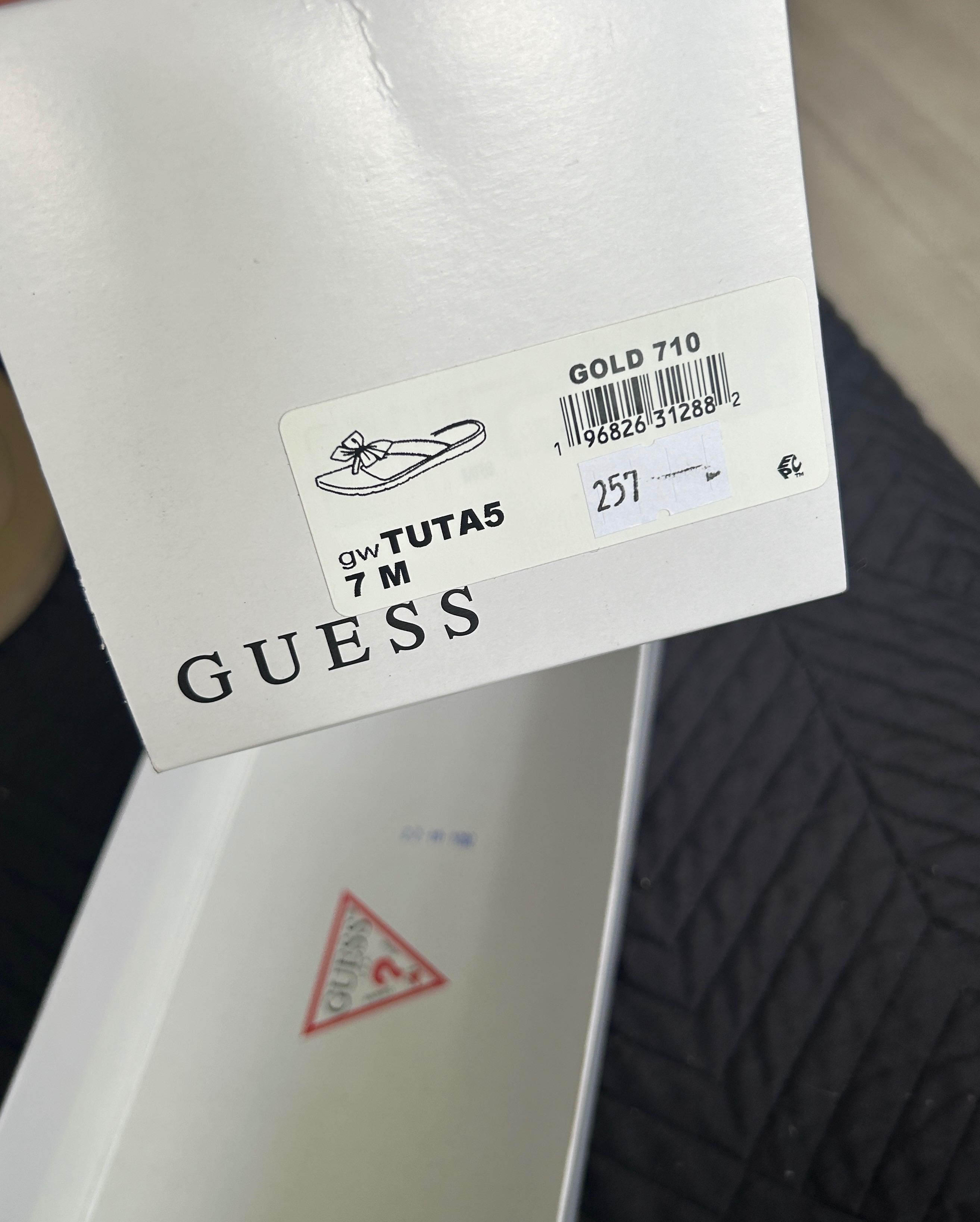 Guess klapki roz 37
