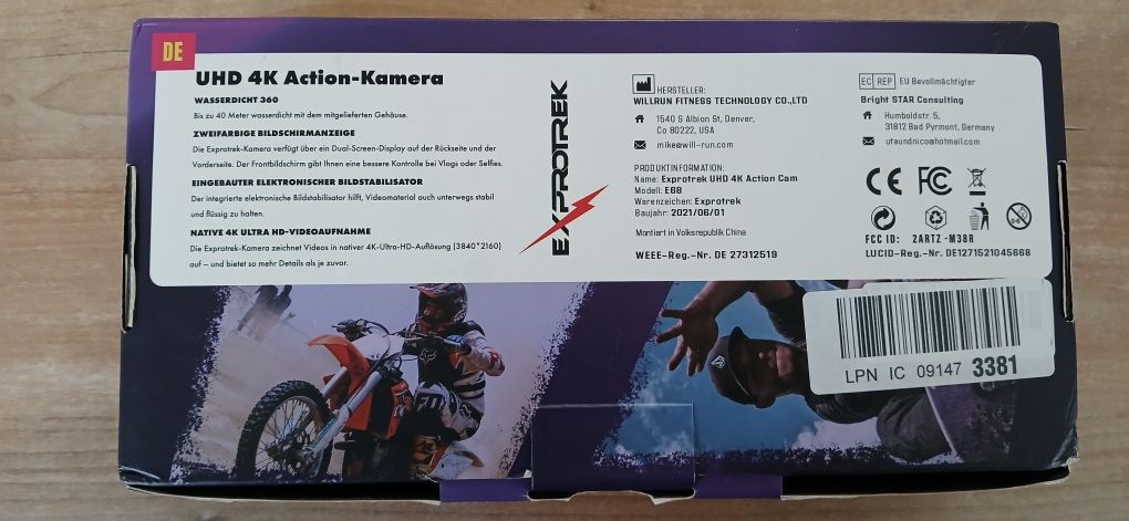 Action Camera Exprotrek