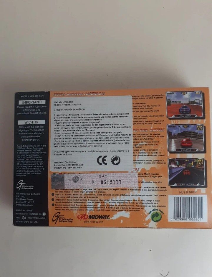 Rush 2-, extreme racing USA N64