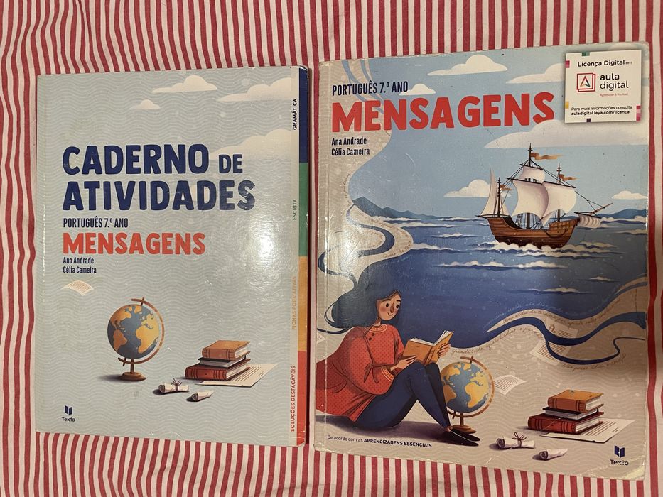 Manual e CA de português 7