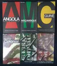 Colecção sobre a Guerra Colonial em VHS + colecção de fascículos