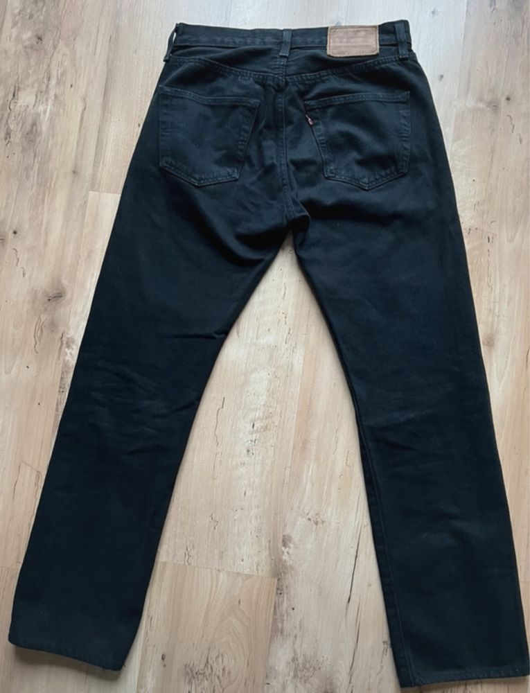 Spodnie Levis 501  Premium  rozm 29/32 (pas 78 cm) Czarne