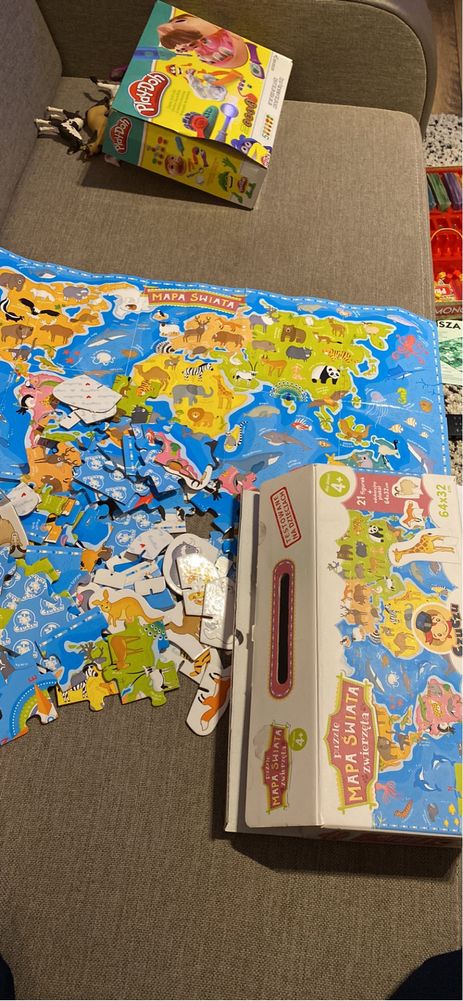 Puzzle Czuczu Mapa  Świata