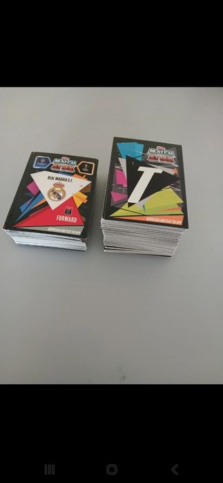 Lote 191 cards Champions League 2020_2021 Match Attax