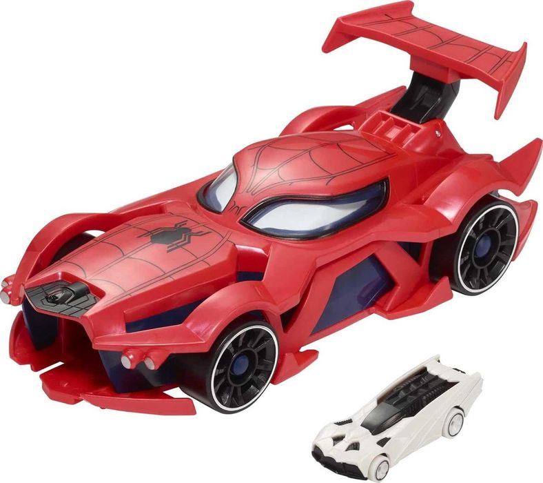 Машинка Хот Вілс Людина Павук пускач Hot Wheels Marvel Spider-Man
