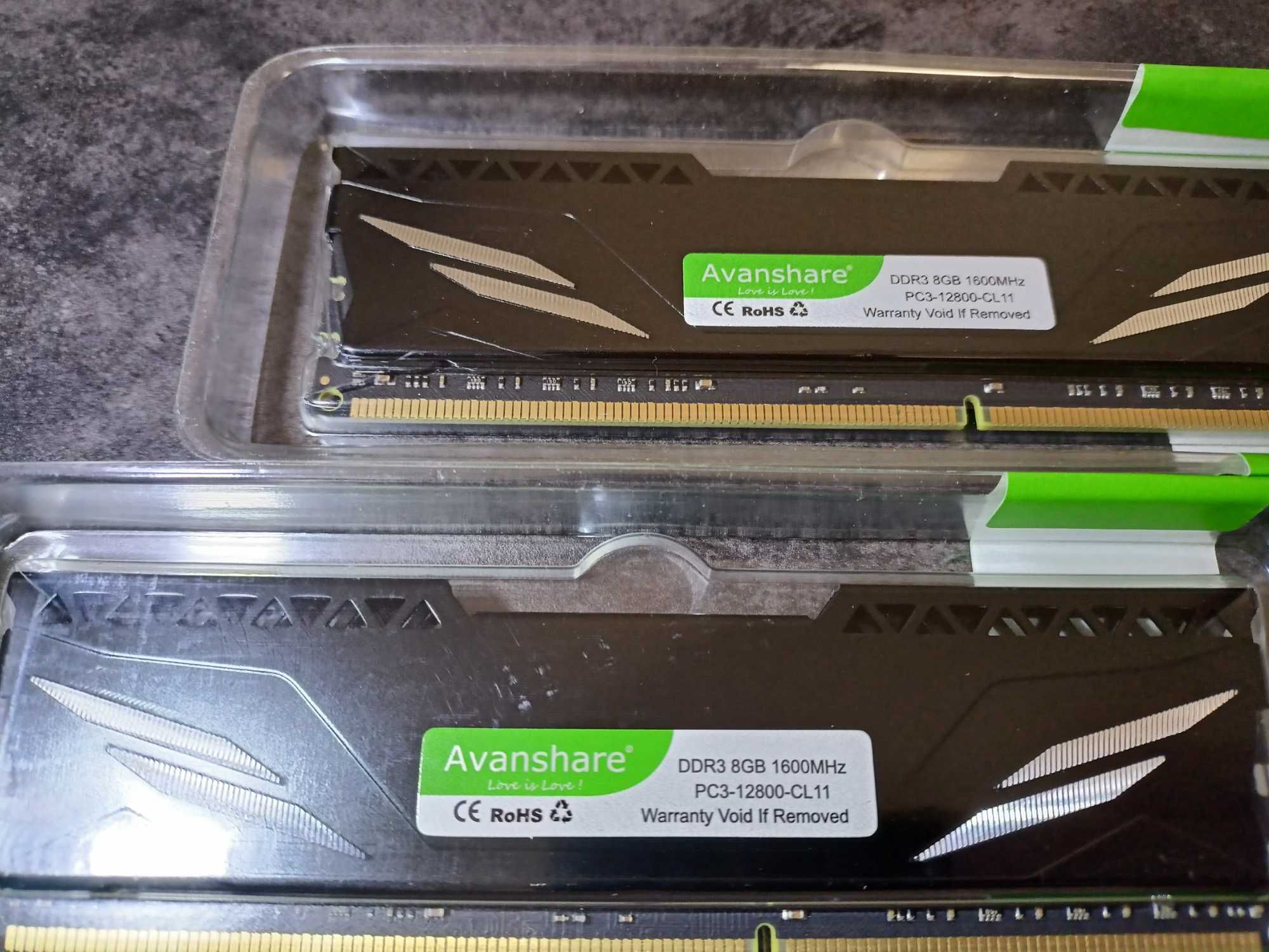 Оперативна память DDR3 16 GB (8+8)  1600 MhZ (8Gb планки) НОВА!