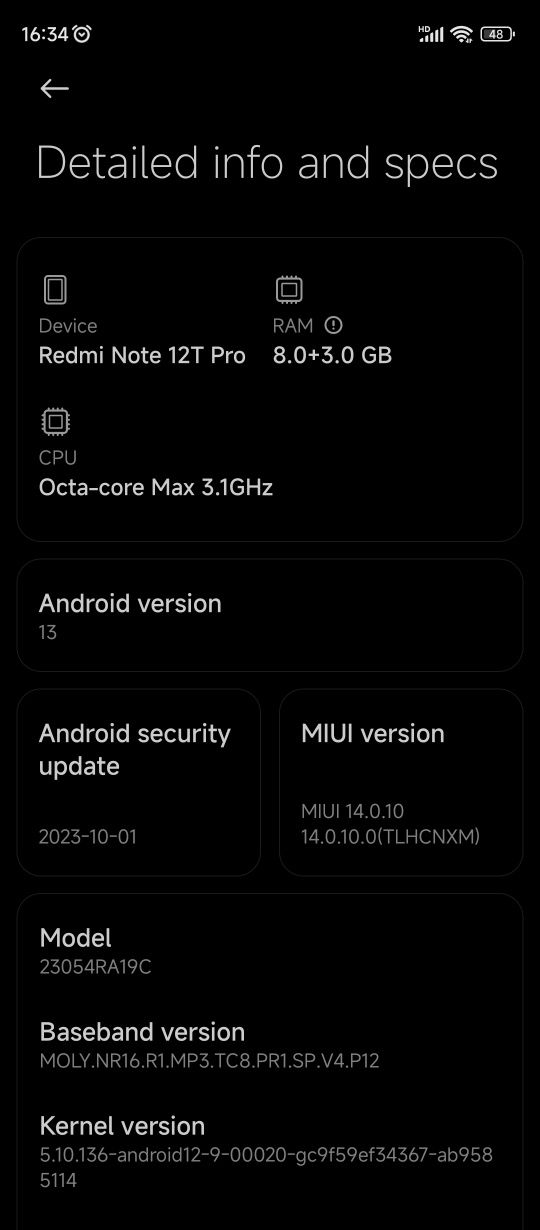 Xiaomi Redmi Note 12t pro 8/256 144Hz IPS екран!