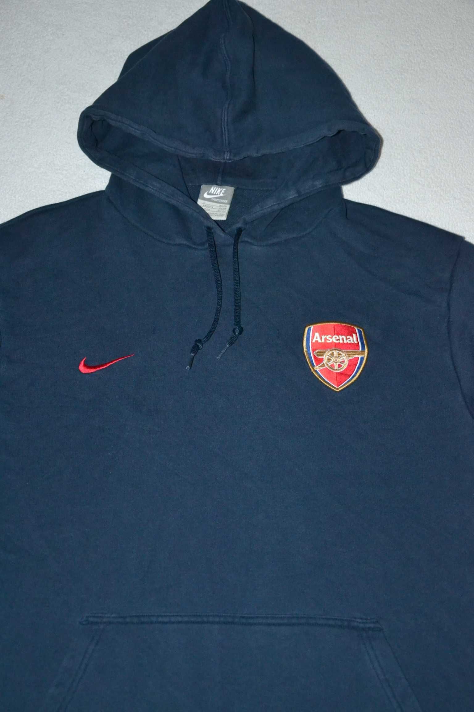 NIKE Sportswear Arsenal Bluza Męska Kangurka z kapturem L Oryginalna