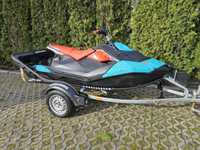 Skuter wodny Sea-Doo Spark 3UP 110KM, 2017 r. 120 hr, przyczepka!