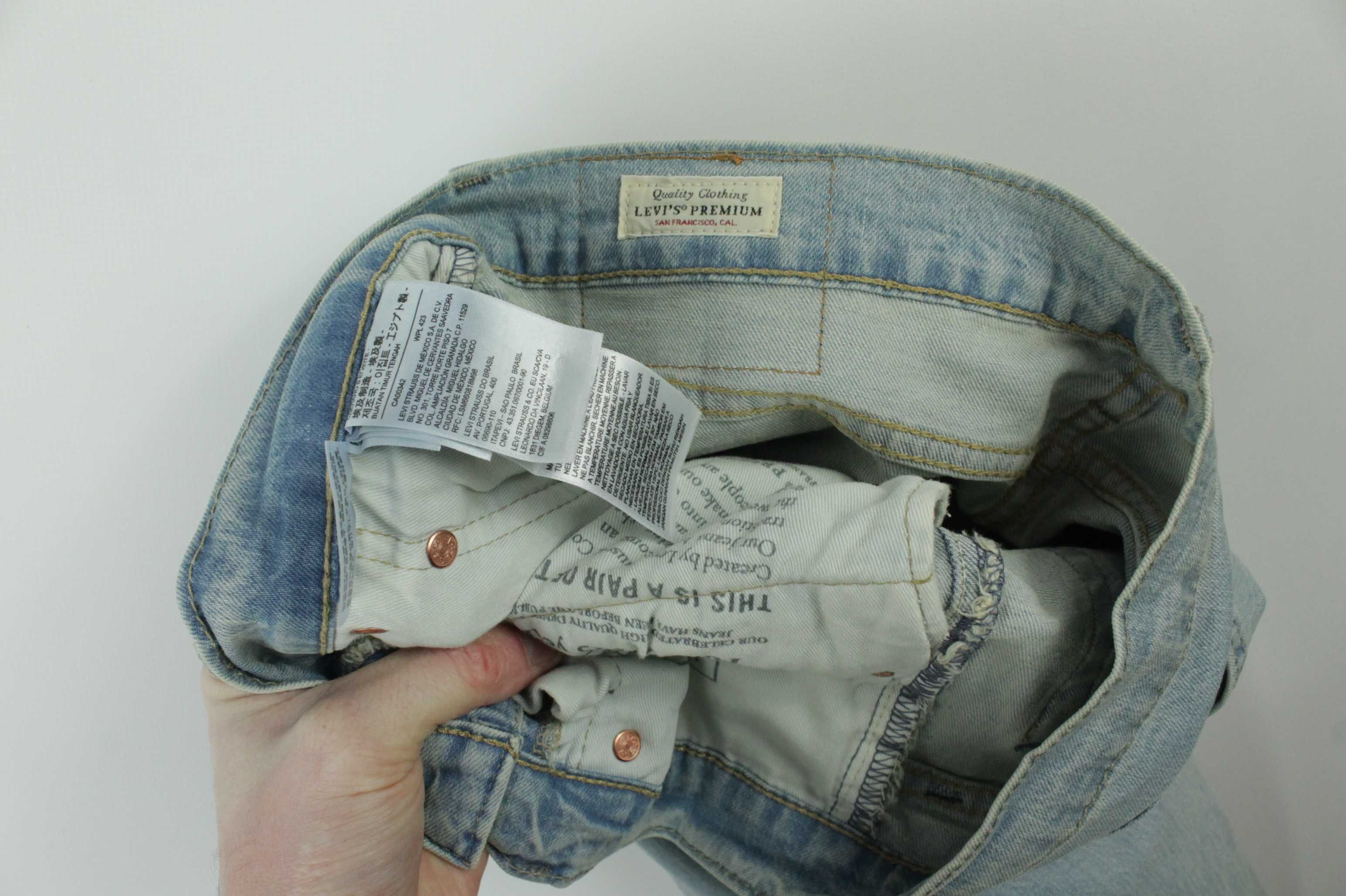 Стильні звужені джинси Levi's 510 Slim Skinny Stretch Denim W32/L34