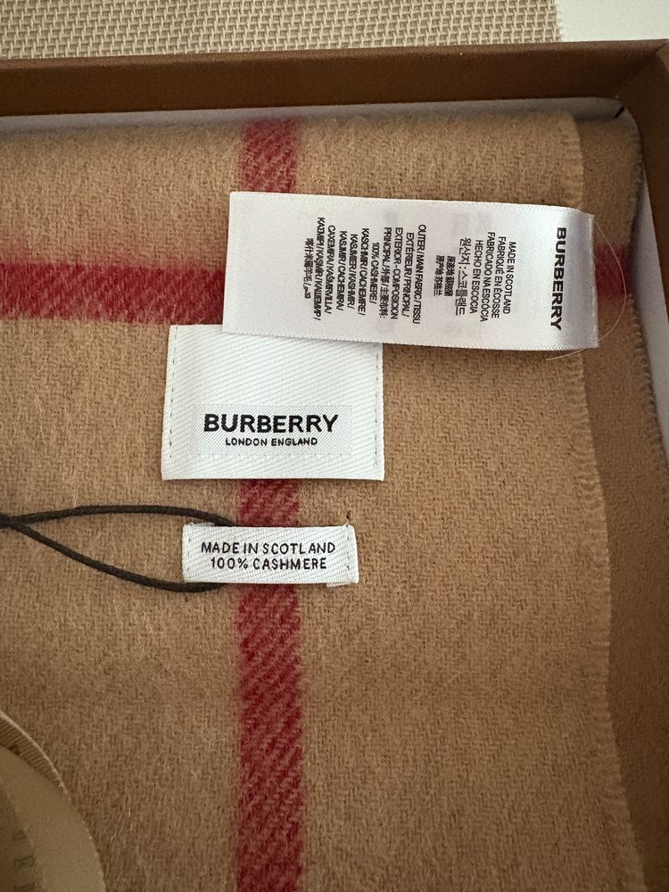 Szal BURBERRY kaszmir