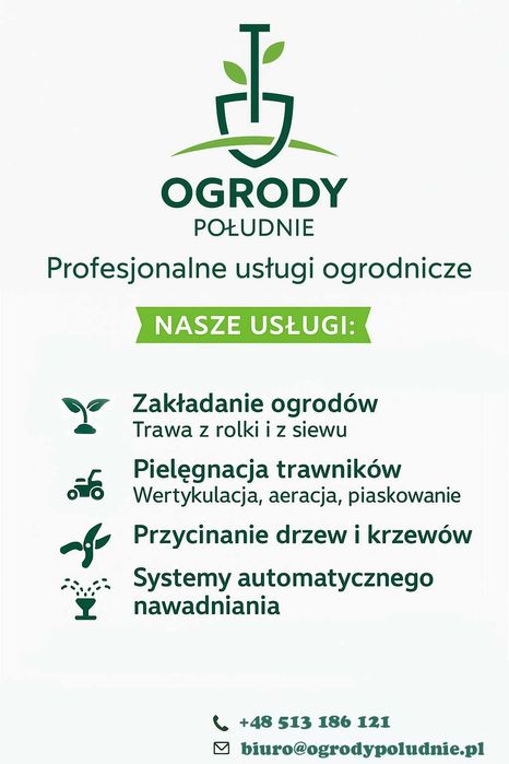 Zakładanie Ogrodów / Aeracja Wertykulacja / Przycinanie drzew