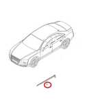Listwa prawa chromowa zgarniająca Audi A8 A-8 D4 4H0853284C 2ZZ listwa drzwi prawy przód Audi A8 S8